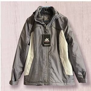 ZeroXposur Womens Insulated Jacket w/ Removable Hood- Size L-NWT